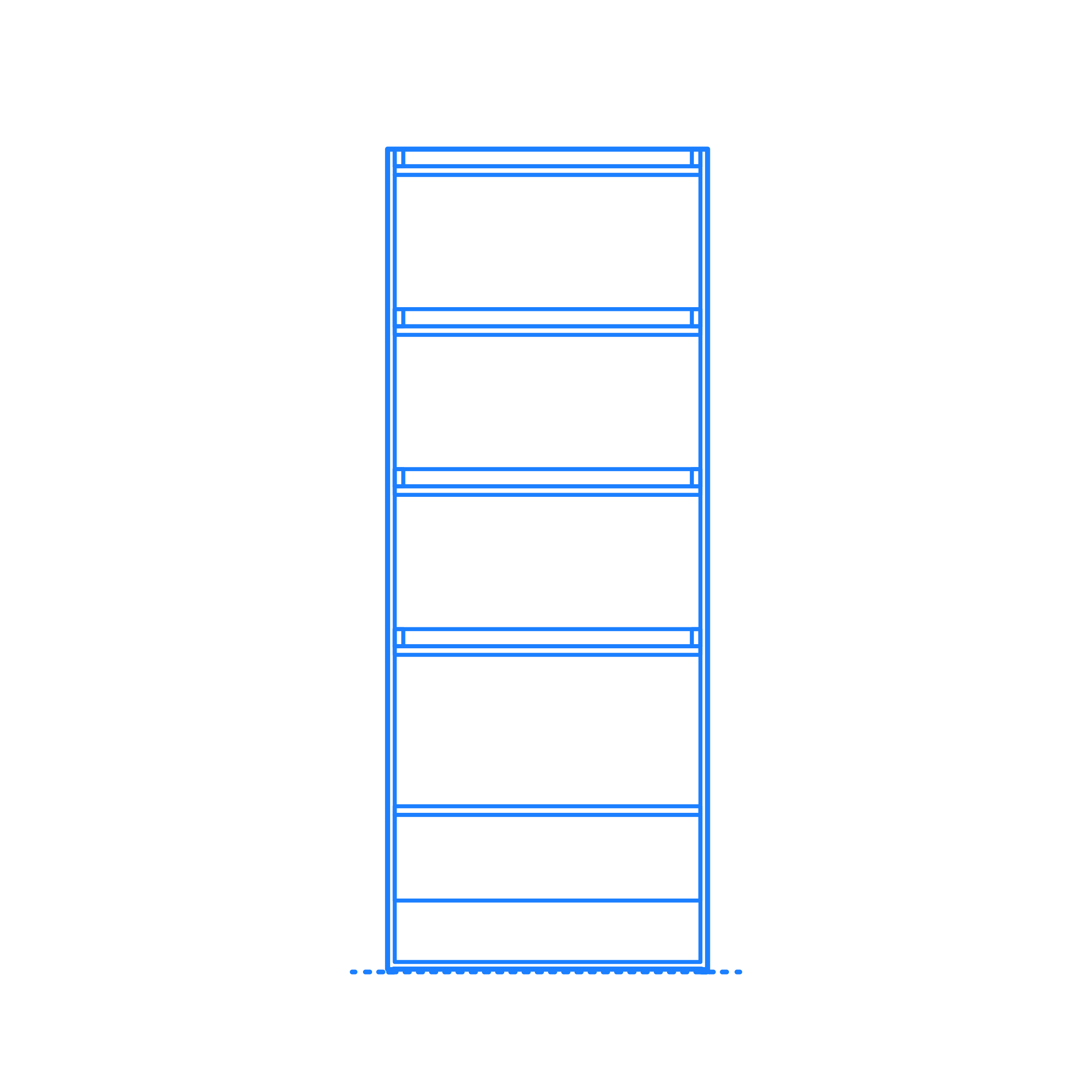 Furniture Bookcases Brace Bookcase Editable Svg Line Art Free Vectors
